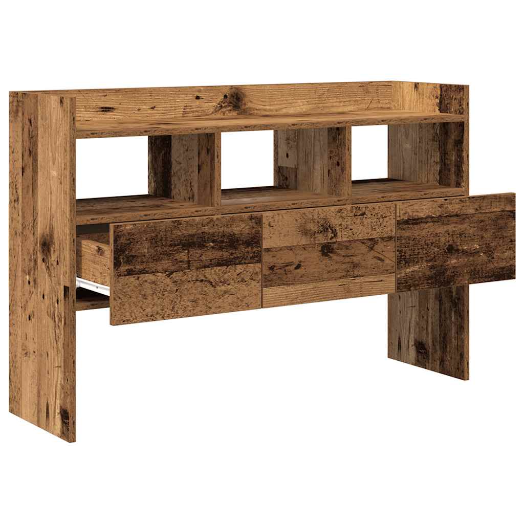 Skjenk gammelt tre 105x30x70 cm konstruert tre
