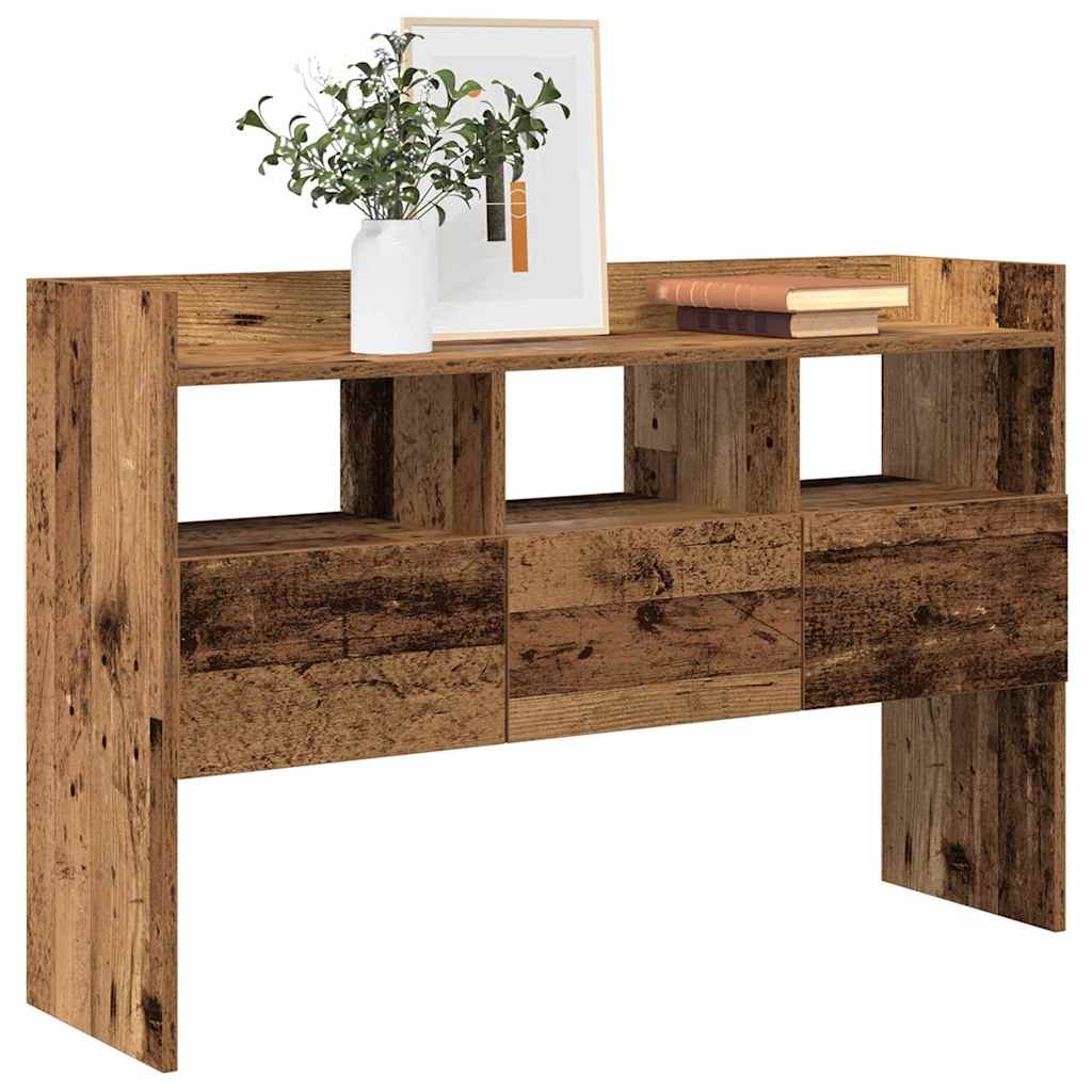 Skjenk gammelt tre 105x30x70 cm konstruert tre