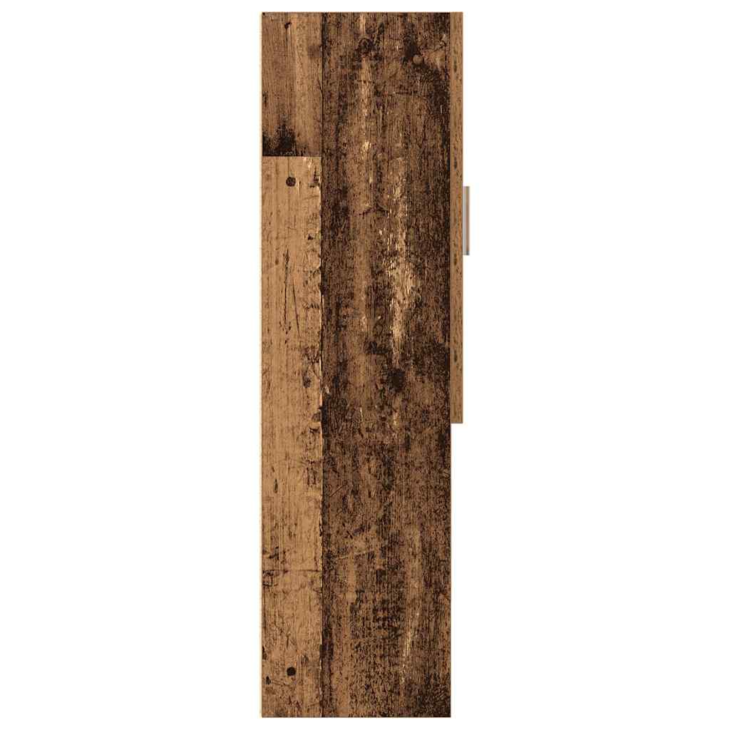 Vaskemaskinskap gammelt tre 70,5x25,5x90 cm