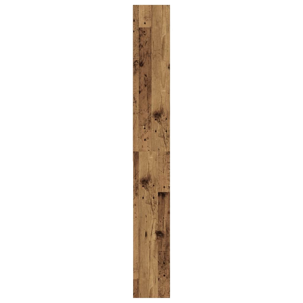 Vaskemaskinskap gammelt tre 64x24x190 cm