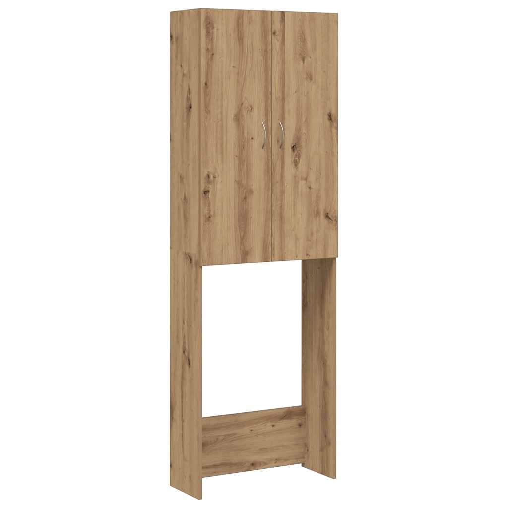 Vaskemaskinskap artisan eik 64x25,5x190 cm