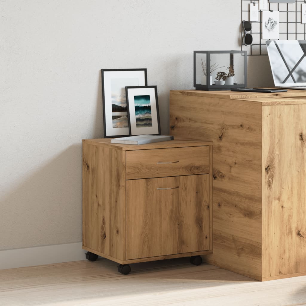 Rulleskap artisan eik 45x38x54 cm konstruert tre