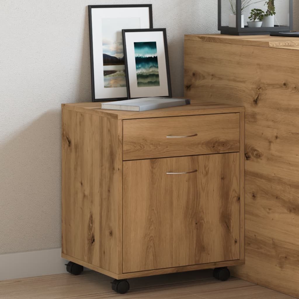 Rulleskap artisan eik 45x38x54 cm konstruert tre