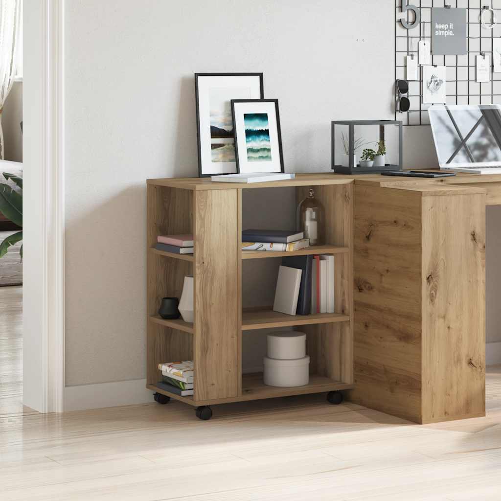 Rulleskap artisan eik 60x35x75 cm konstruert tre