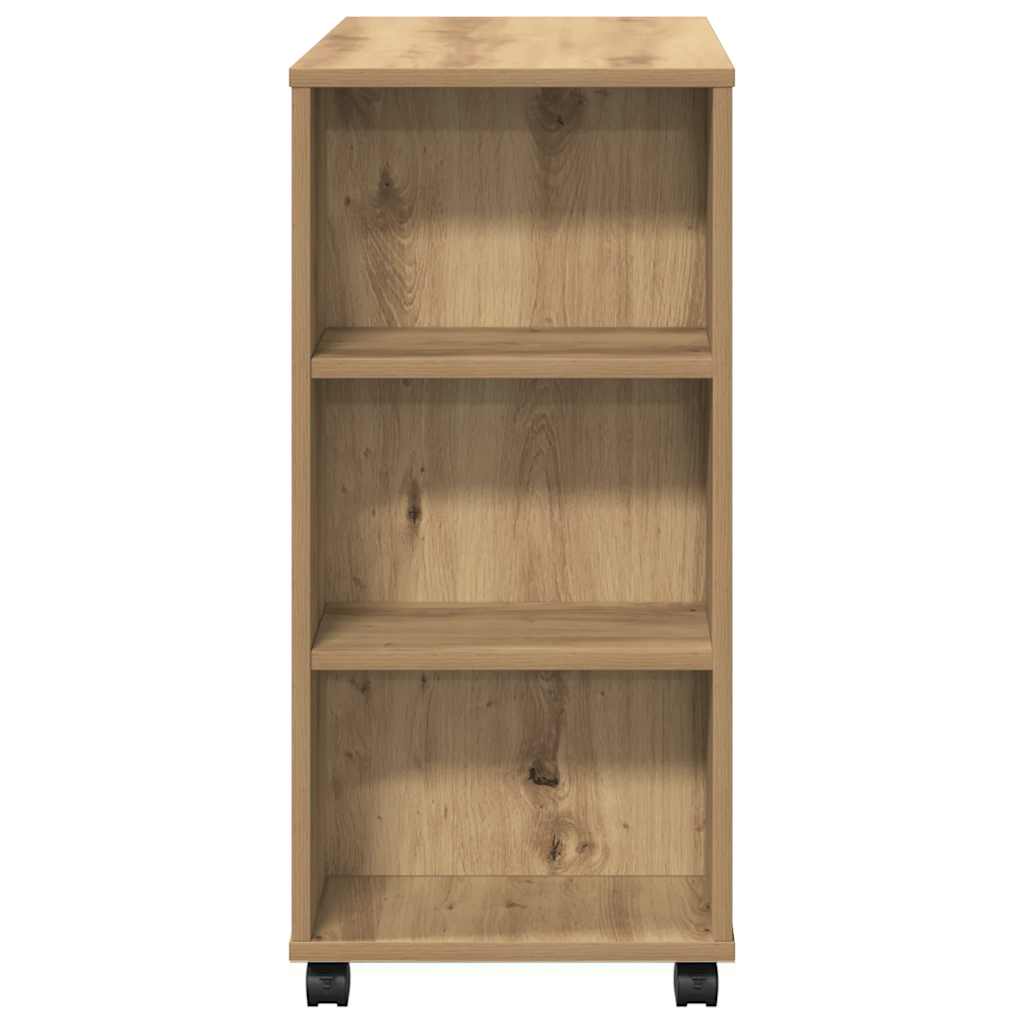 Rulleskap artisan eik 60x35x75 cm konstruert tre