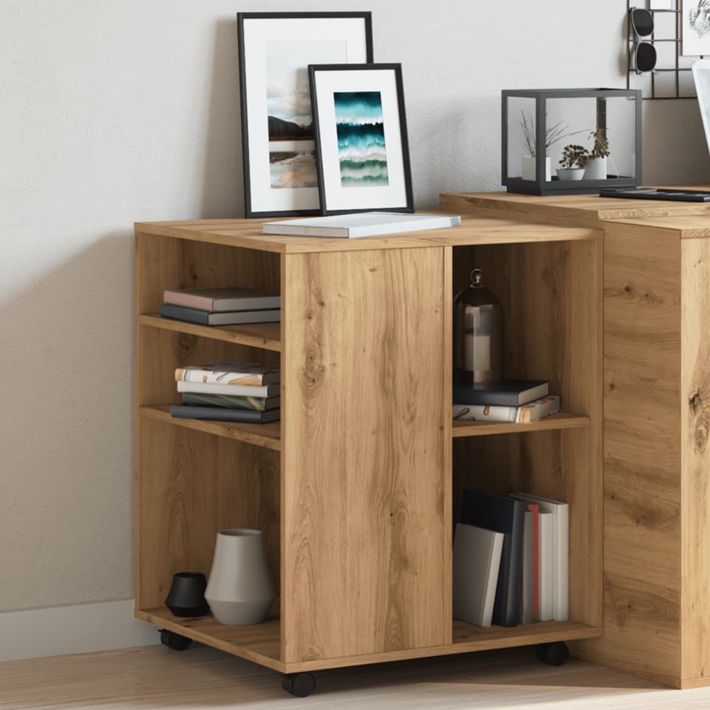 Rulleskap artisan eik 60x53x72 cm konstruert tre