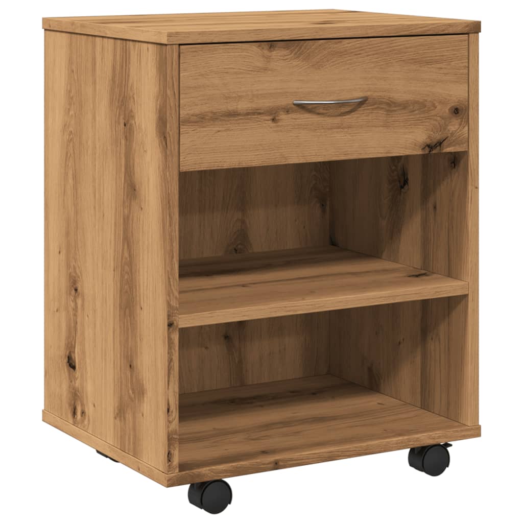 Rulleskap artisan eik 46x36x59 cm konstruert tre