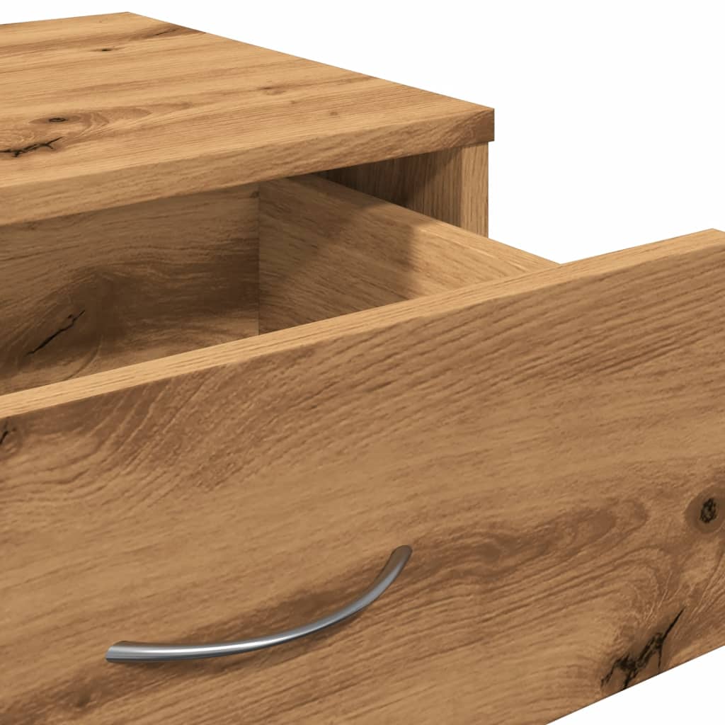 Rulleskap artisan eik 46x36x59 cm konstruert tre