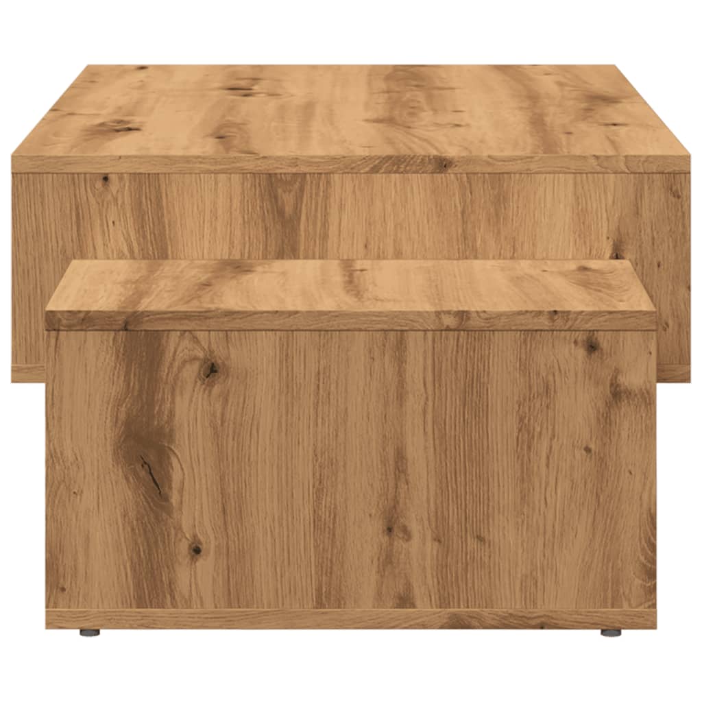 Salongbord artisan eik 105x55x32 cm konstruert tre