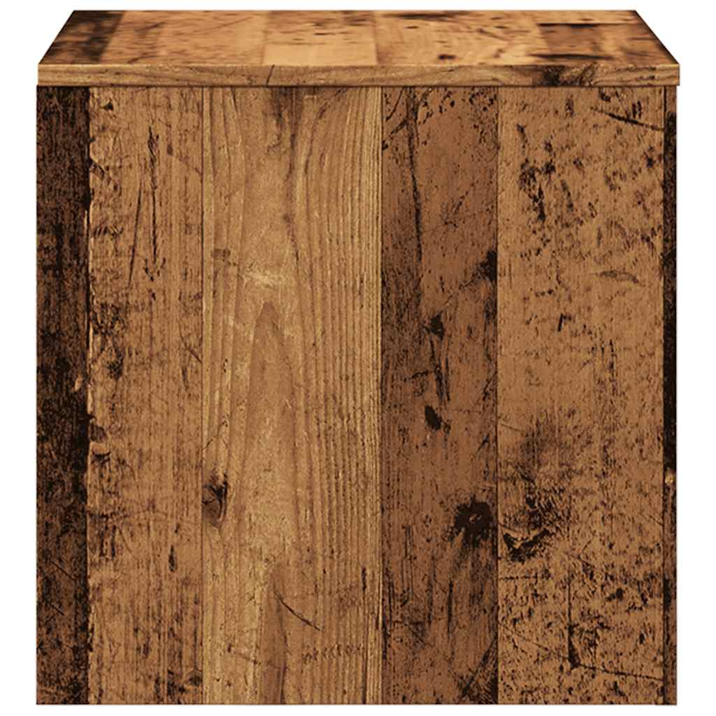 Sidebord 3 stk gammelt tre konstruert tre