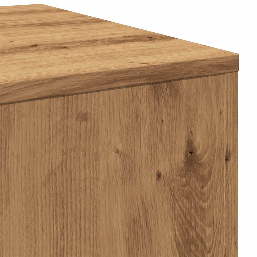 Sidebord 3 stk artisan eik konstruert tre