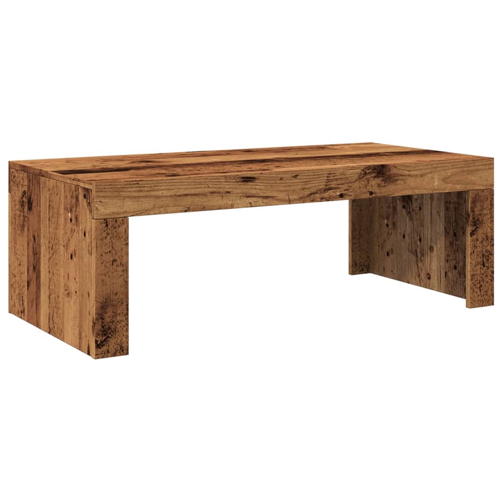Salongbord gammelt tre 102x50x35 cm konstruert tre