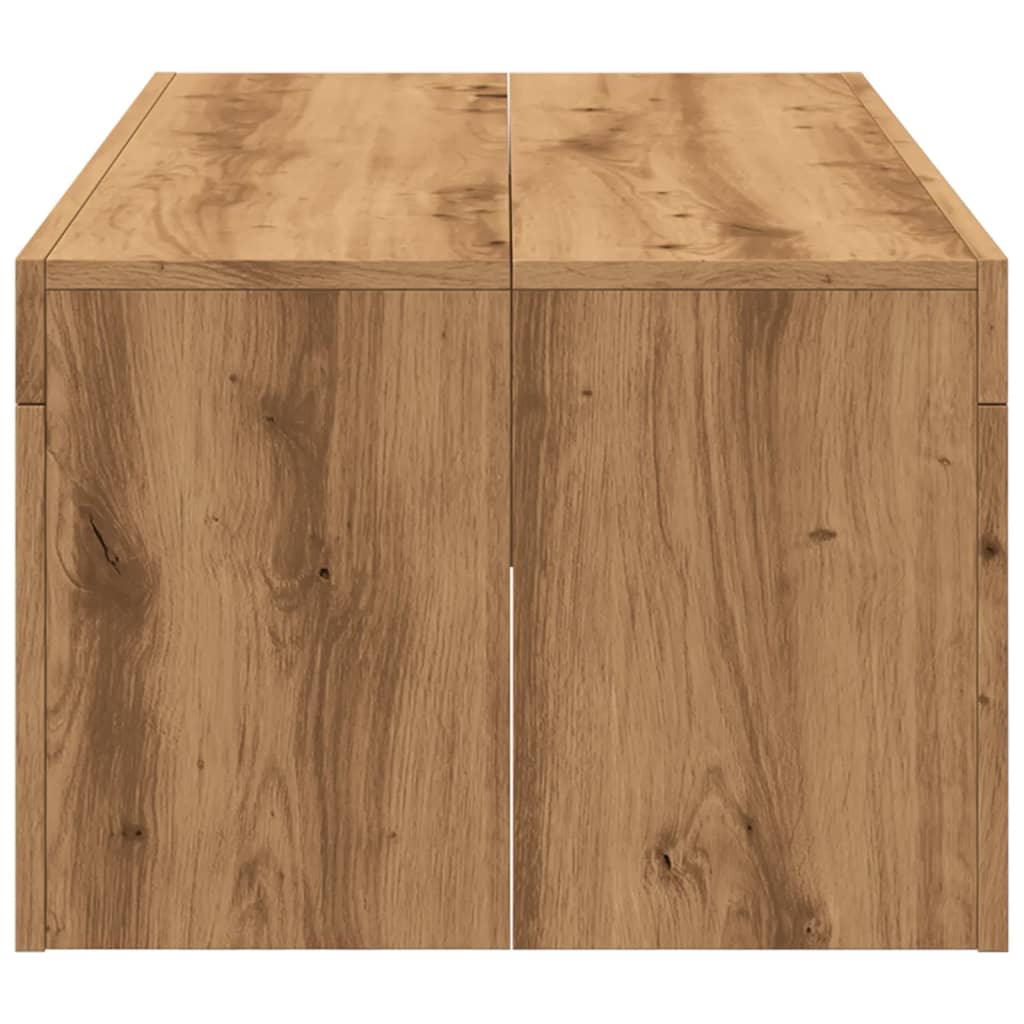 Salongbord artisan eik 102x50x35 cm konstruert tre