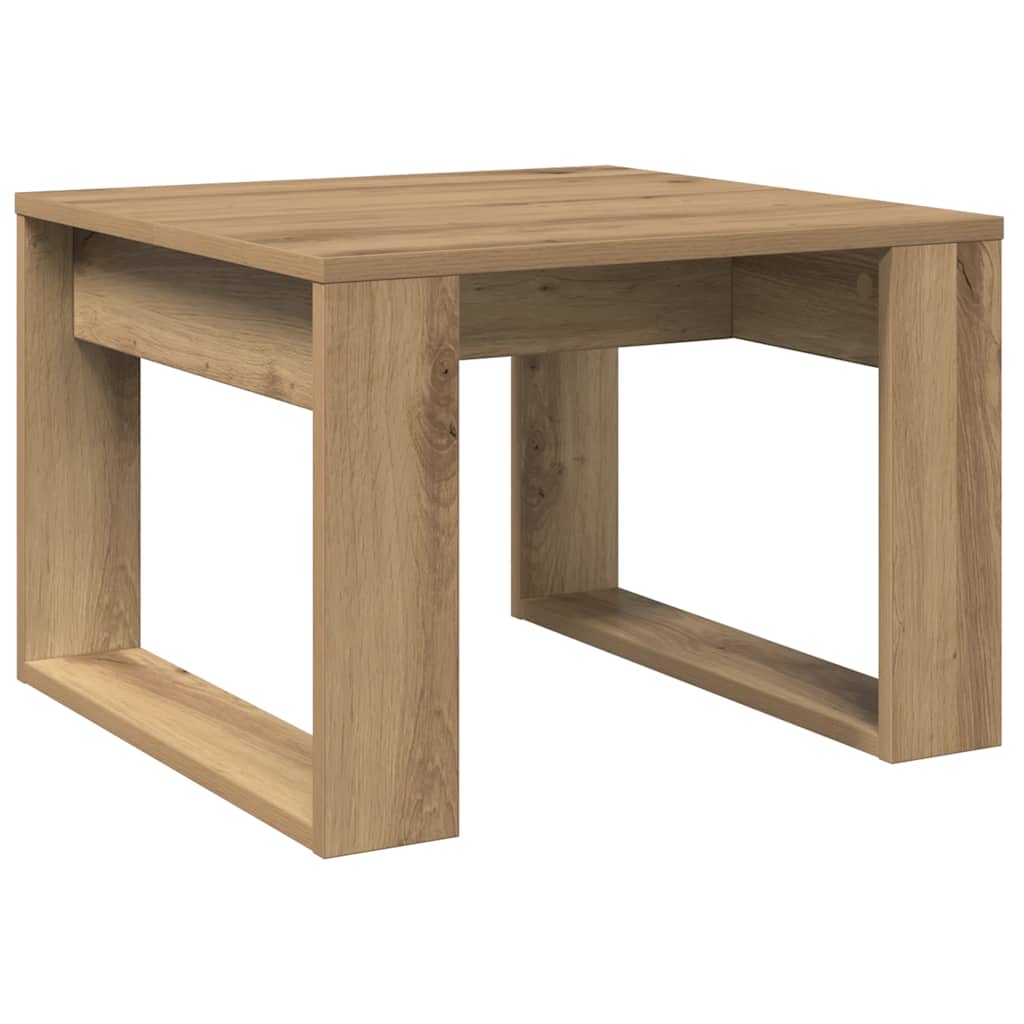 Sidebord artisan eik 50x50x35 cm konstruert tre