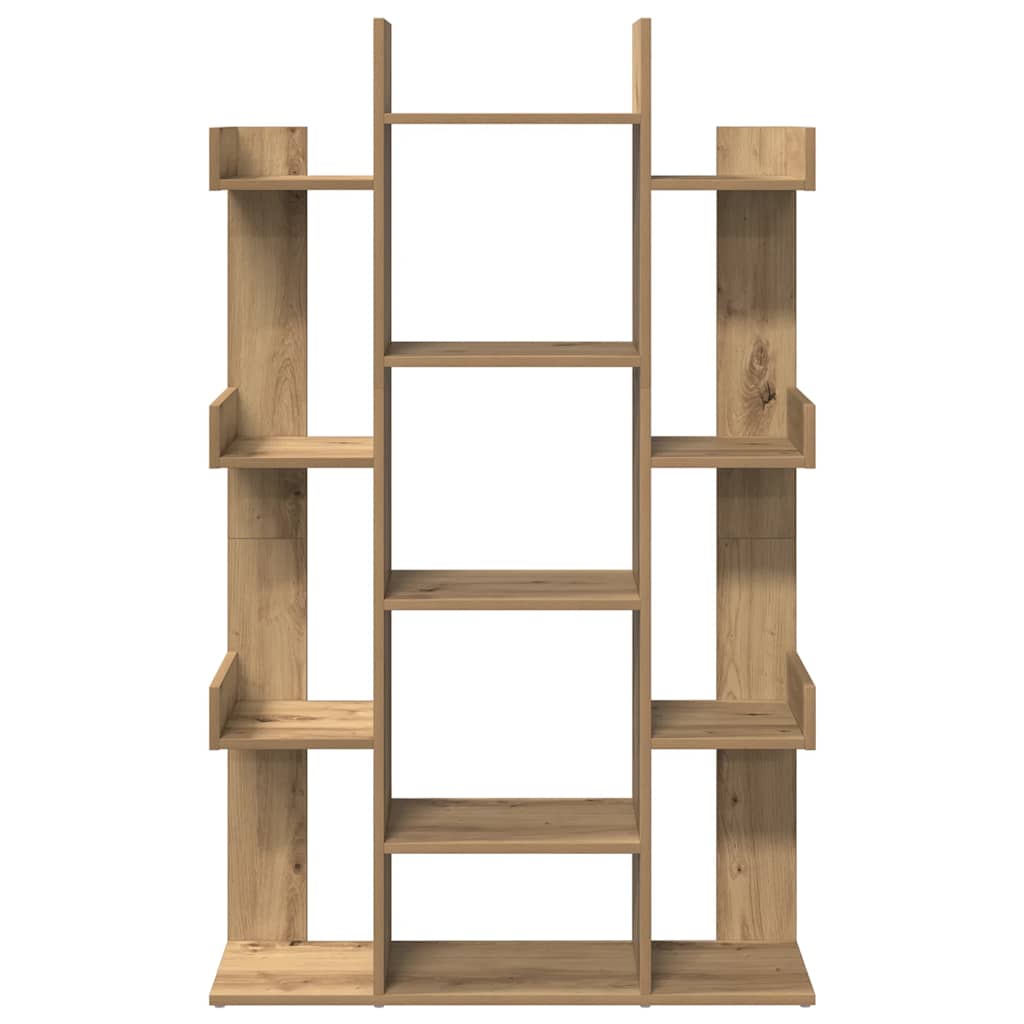 Bokhylle artisan eik 86x25,5x140 cm konstruert tre