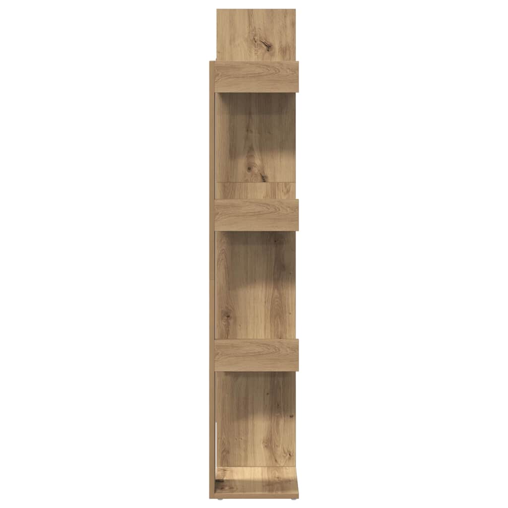 Bokhylle artisan eik 86x25,5x140 cm konstruert tre