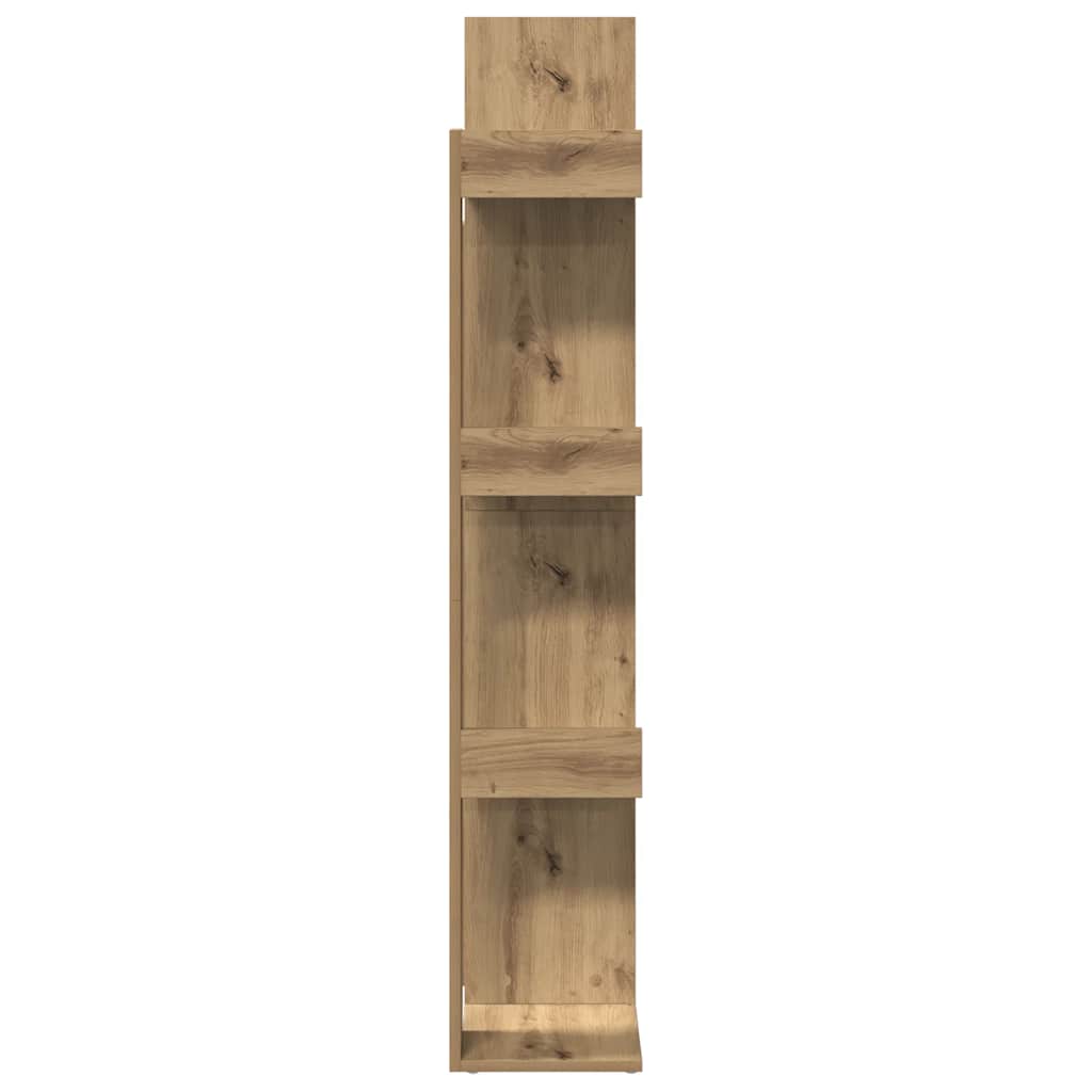 Bokhylle artisan eik 48x25,5x140 cm konstruert tre