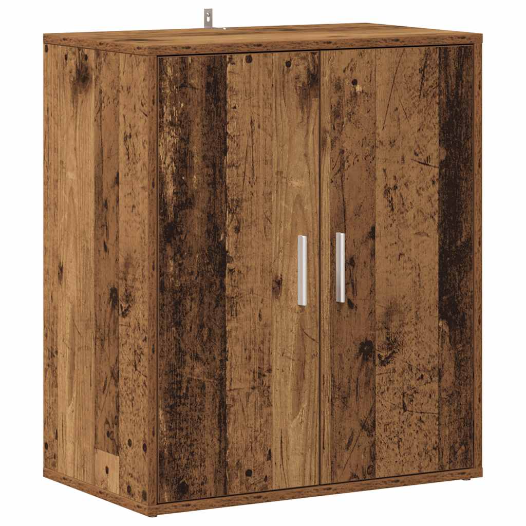 Skoskap gammelt tre 60x35x70 cm konstruert tre