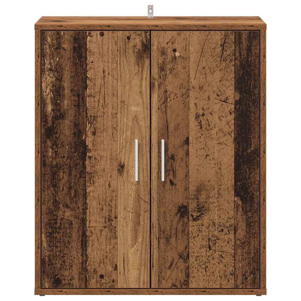 Skoskap gammelt tre 60x35x70 cm konstruert tre