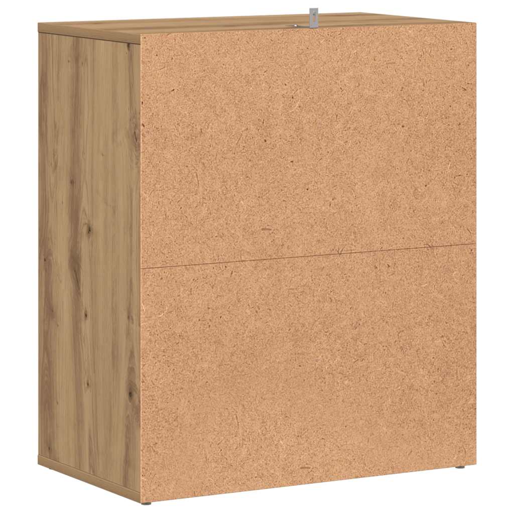 Skoskap artisan eik 60x35x70 cm konstruert tre
