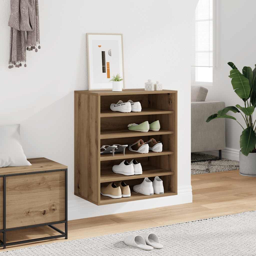 Skoskap artisan eik 60x35x70 cm konstruert tre