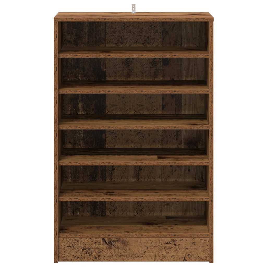 Skoskap gammelt tre 60x35x92 cm konstruert tre