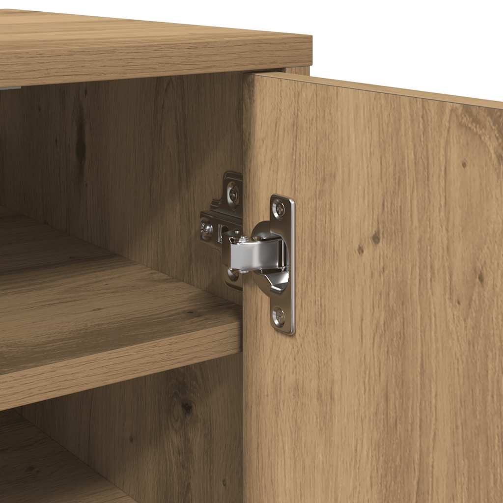 Skoskap gammelt tre 32x35x92 cm konstruert tre