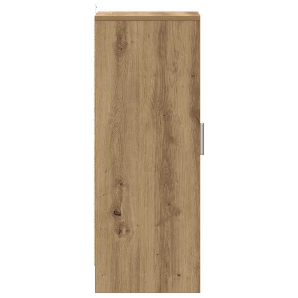 Skoskap artisan eik 32x35x92 cm konstruert tre