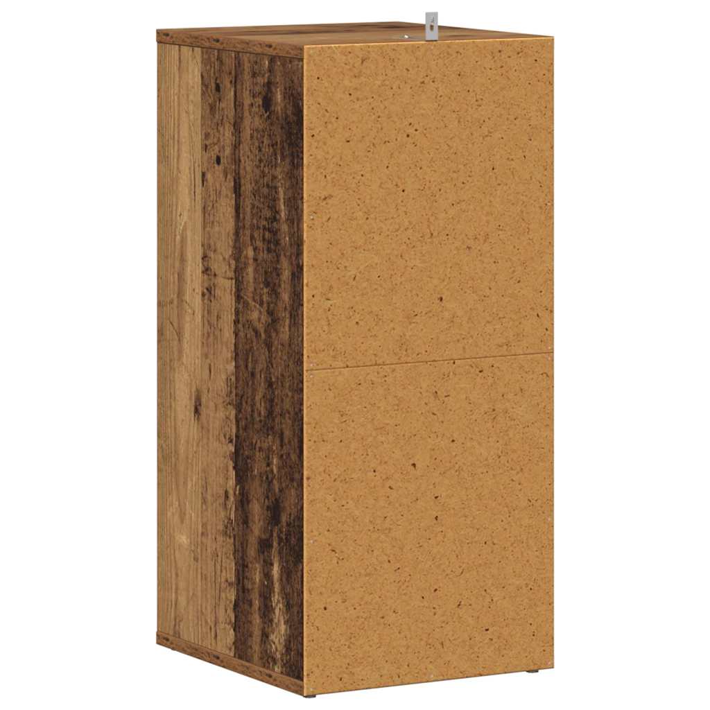Skoskap 2 stk gammelt tre 32x35x70 cm konstruert tre