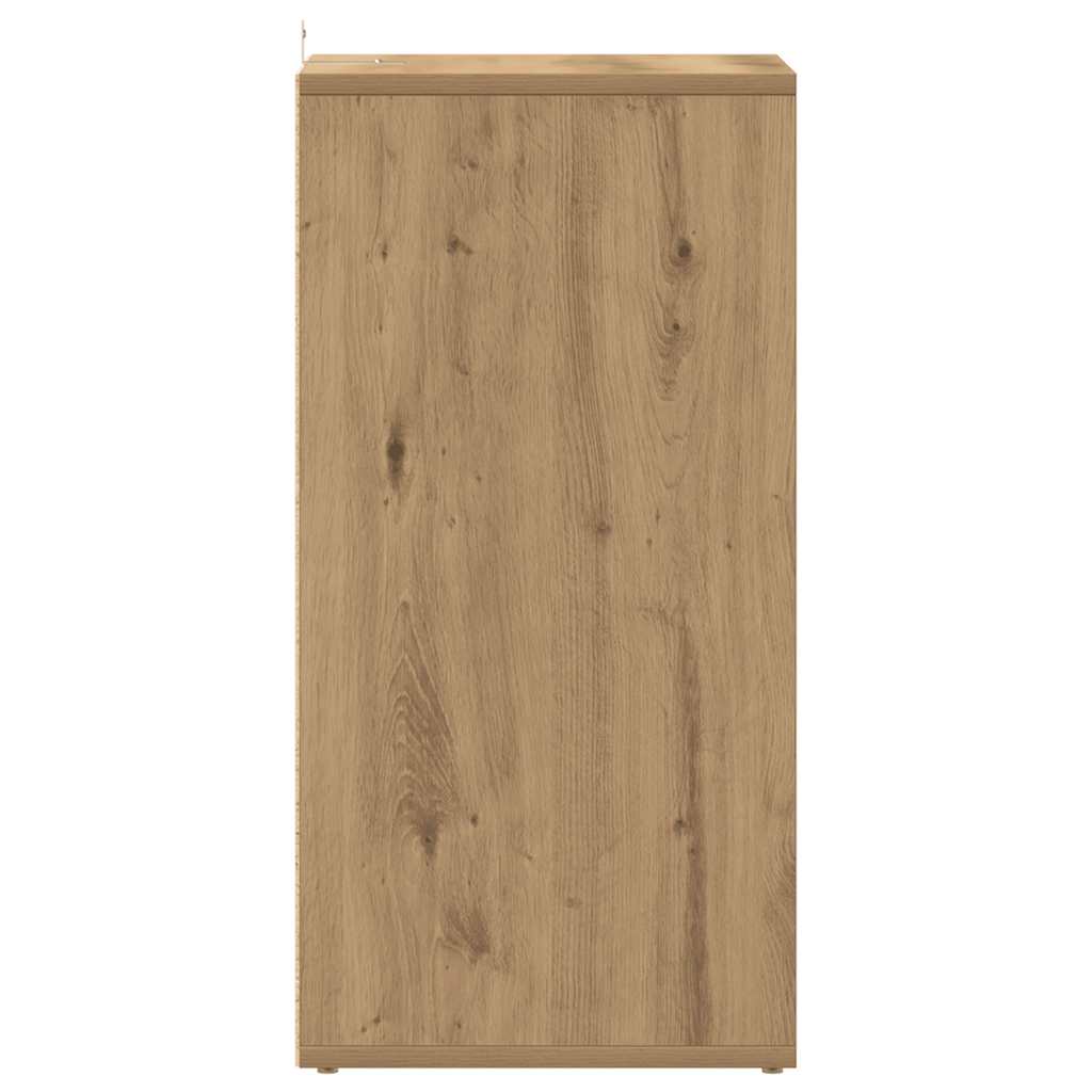 Skohyller svart 2 stk artisan eik 32x35x70 cm konstruert tre