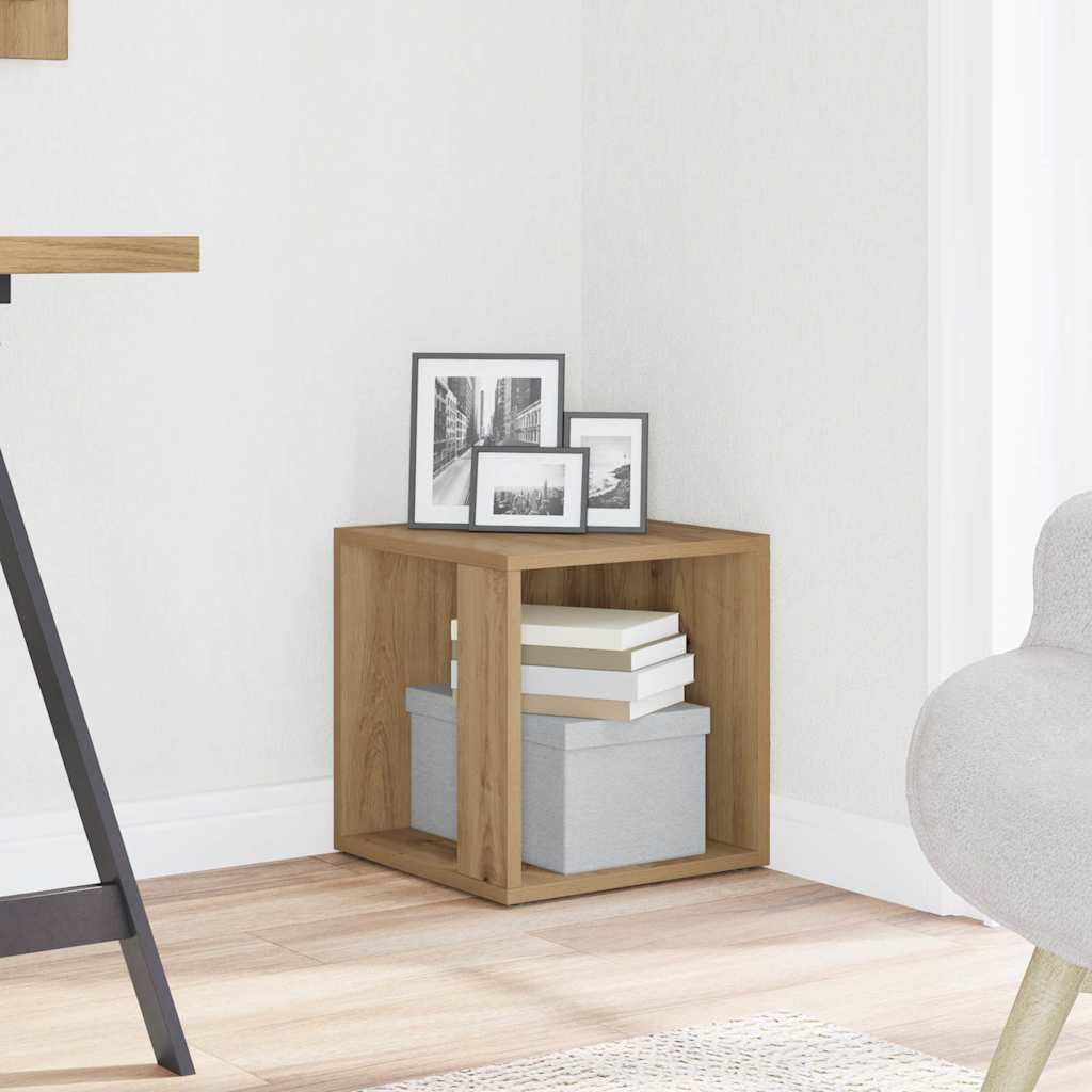 Sidebord artisan eik 33x33x34 cm konstruert tre