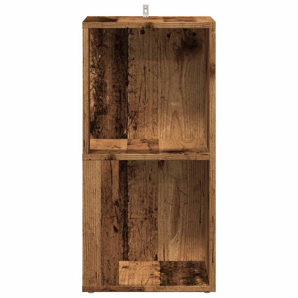 Hjørneskap gammelt tre 33x33x67 cm konstruert tre