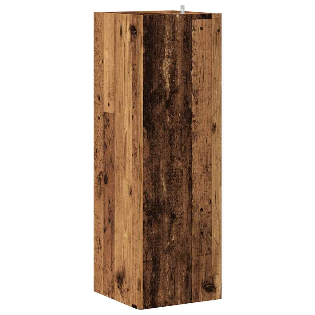 Hjørneskap gammelt tre 33x33x100 cm konstruert tre