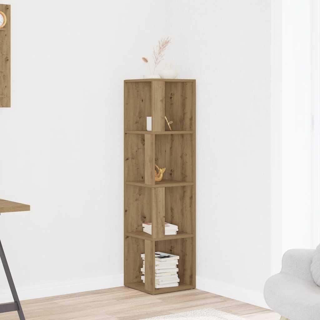 Hjørneskap artisan eik 33x33x132 cm konstruert tre