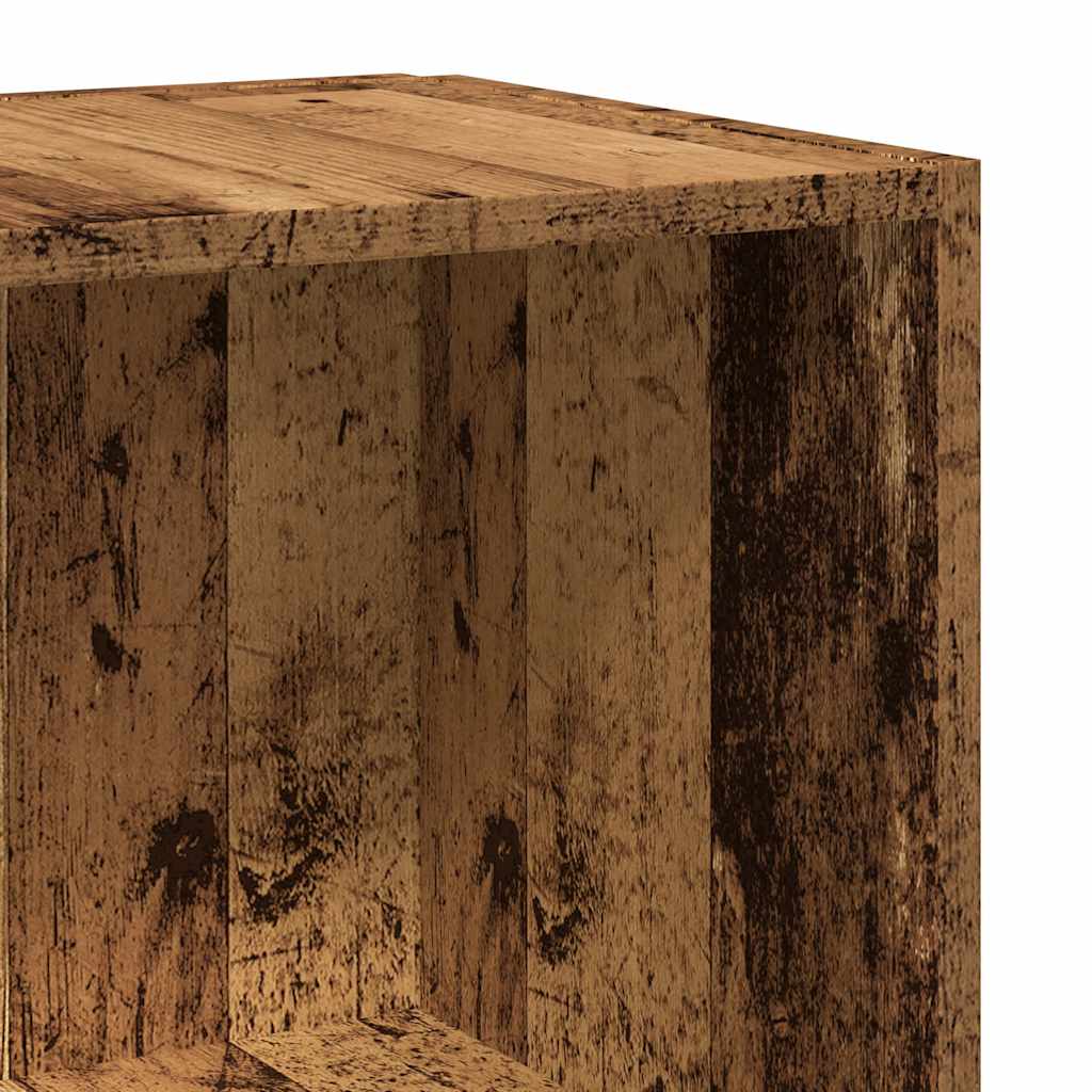 Hjørneskap gammelt tre 33x33x165 cm konstruert tre