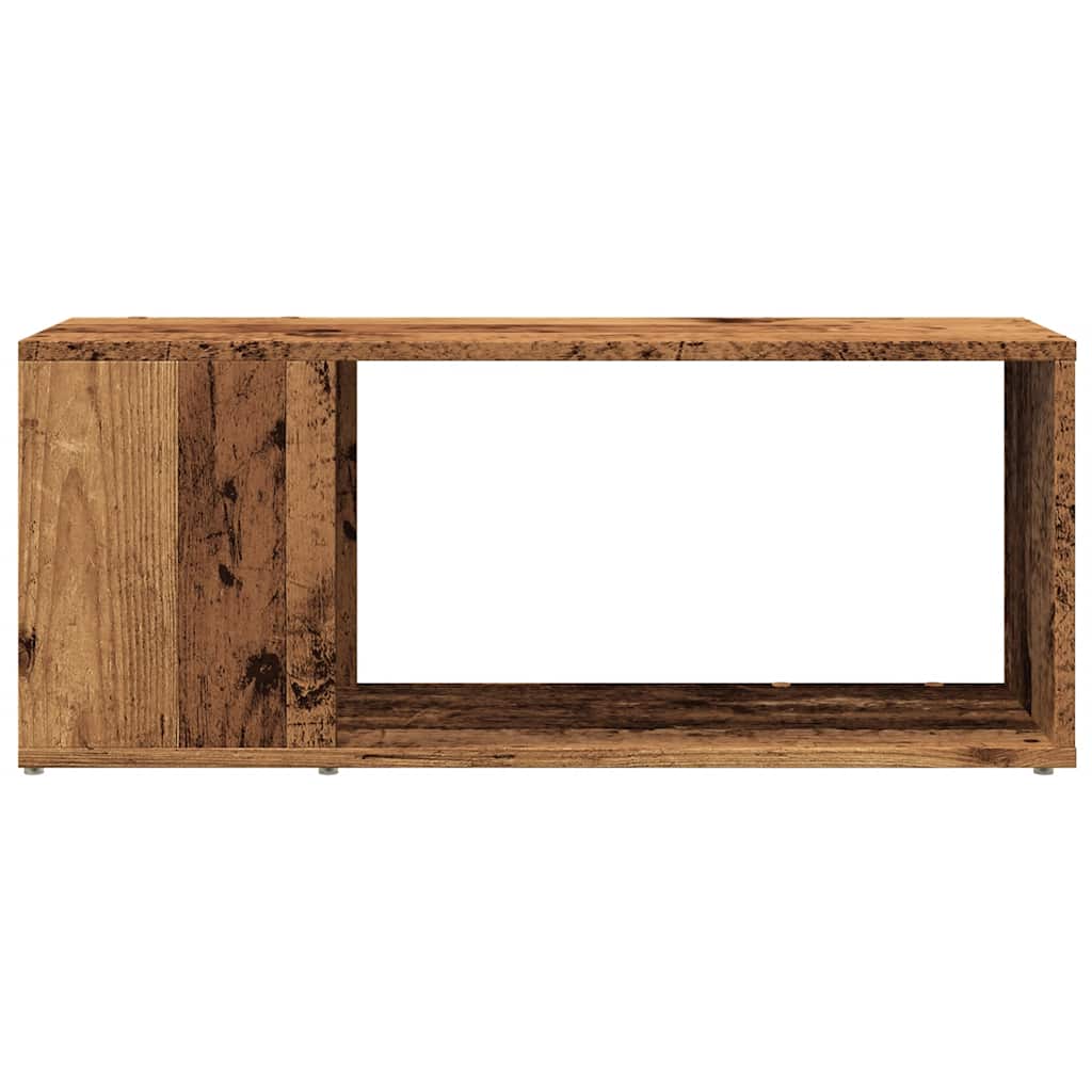 TV-benk gammelt tre 80x24x32cm konstruert tre