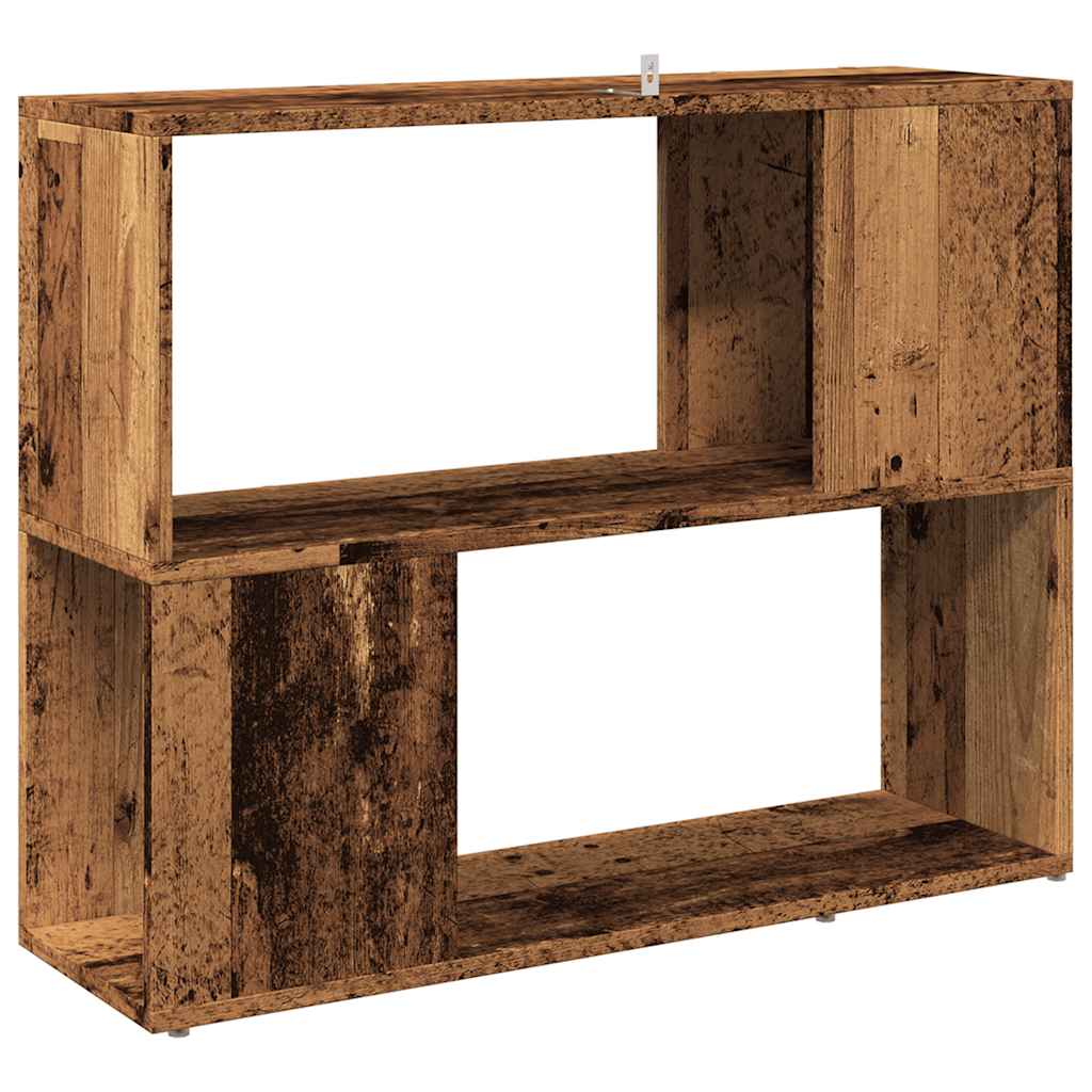 Bokhylle/romdeler gammelt tre 80x24x63 cm