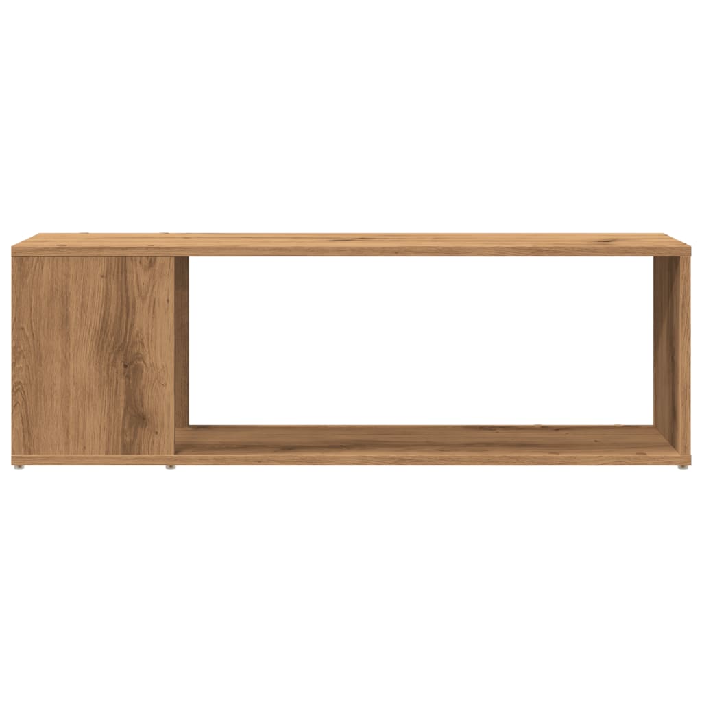 TV-benk artisan eik 100x24x32 cm konstruert tre