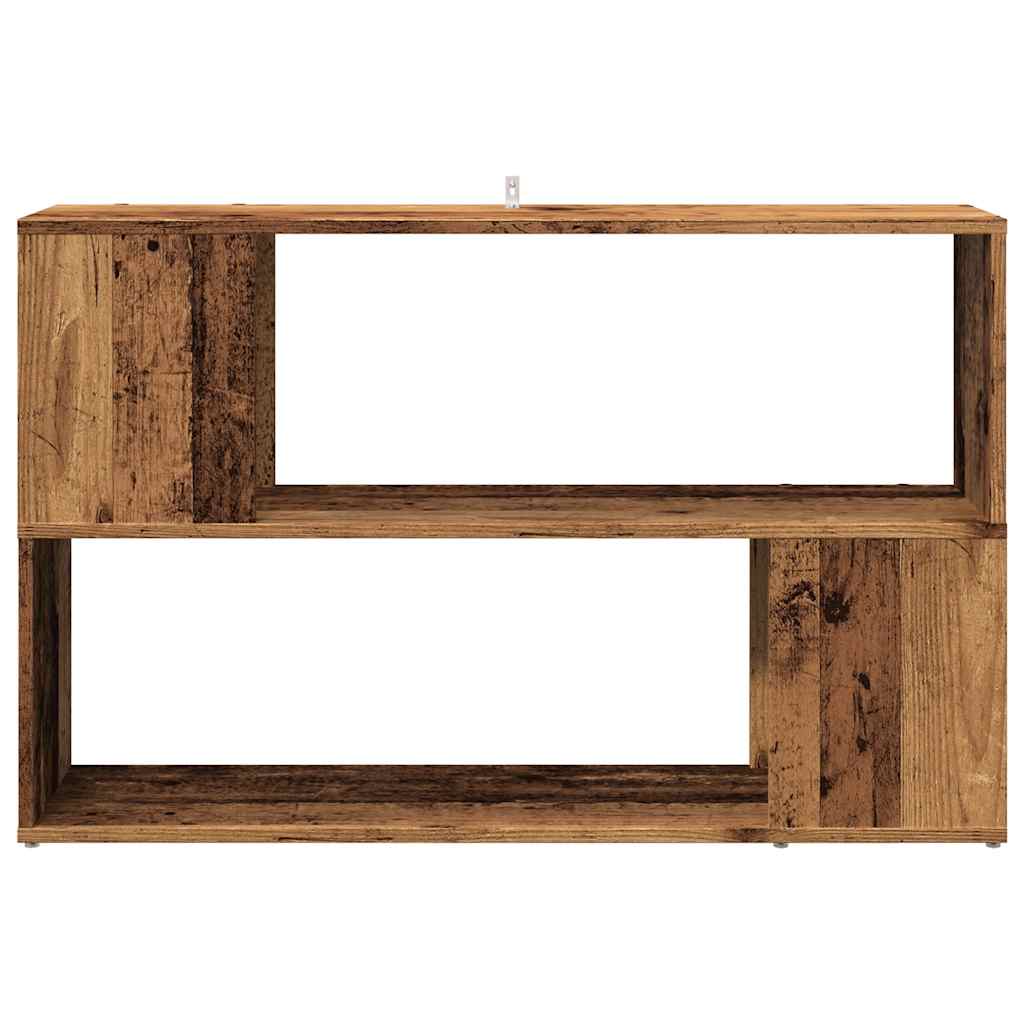 Bokhylle gammelt tre 100x24x63 cm konstruert tre
