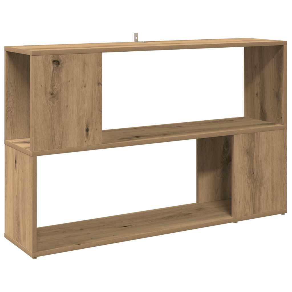 Bokhylle artisan eik 100x24x63 cm konstruert tre
