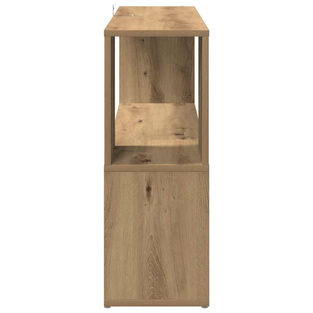 Bokhylle artisan eik 100x24x63 cm konstruert tre