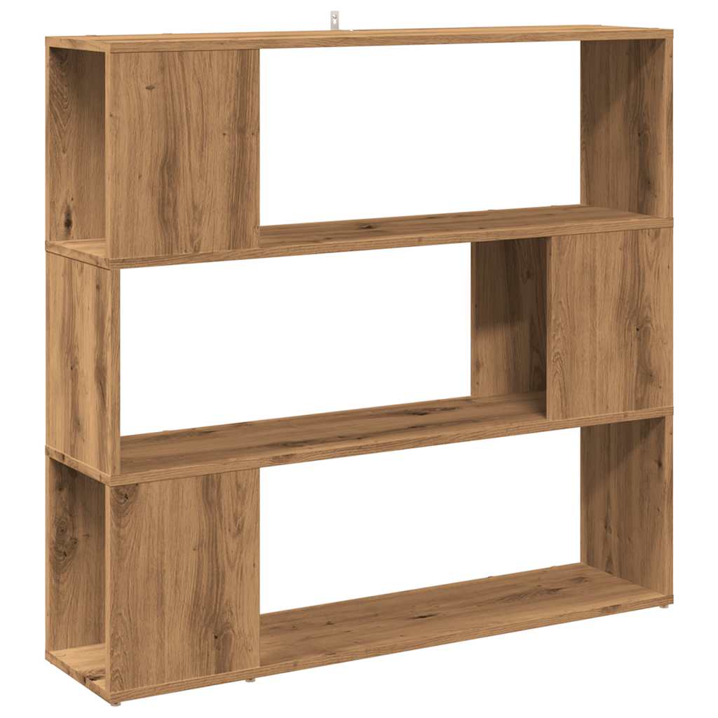 Bokhylle/romdeler artisan eik 100x24x94 cm