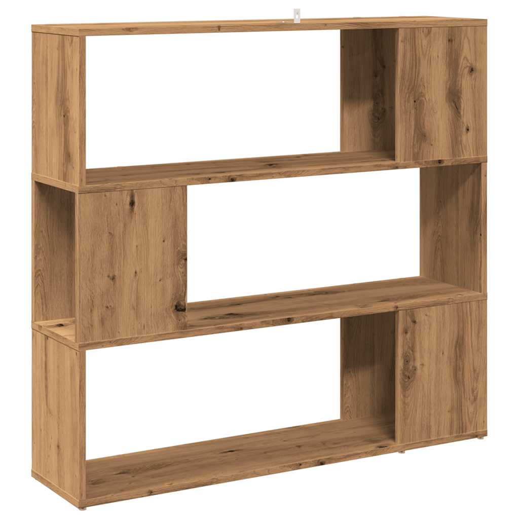 Bokhylle/romdeler artisan eik 100x24x94 cm