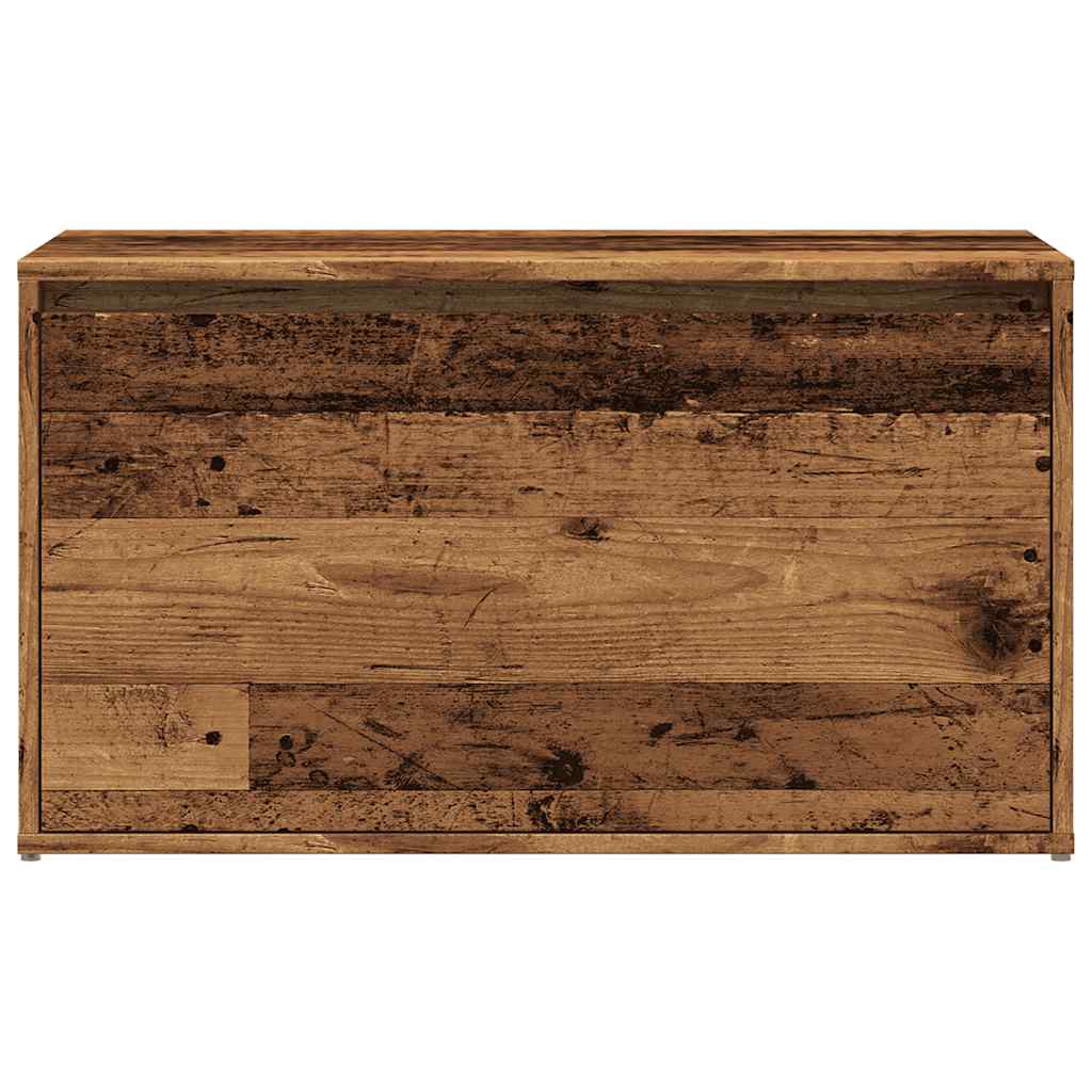 Gangbenk 80x40x45 cm gammelt tre konstruert tre