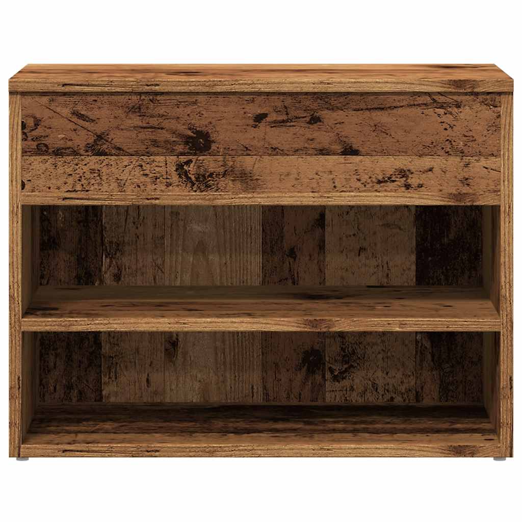 Skobenk gammelt tre 60x30x45 cm konstruert tre