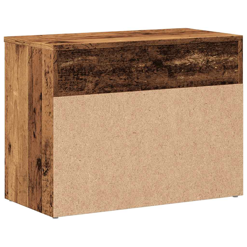 Skobenk gammelt tre 60x30x45 cm konstruert tre
