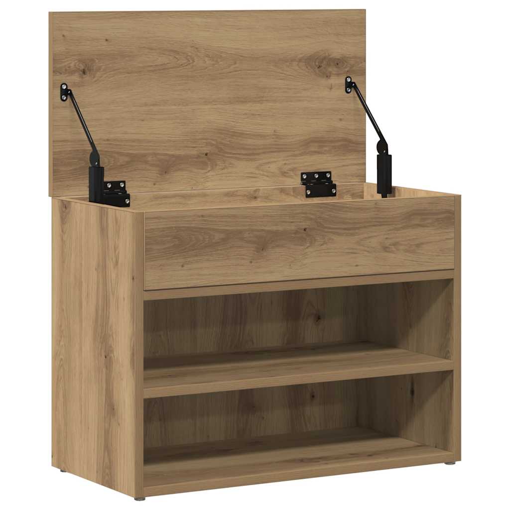 Skohylle artisan eik 60x30x45 cm konstruert tre