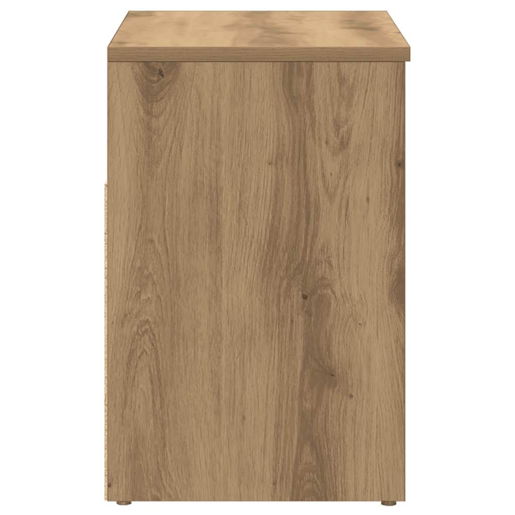 Skohylle artisan eik 60x30x45 cm konstruert tre