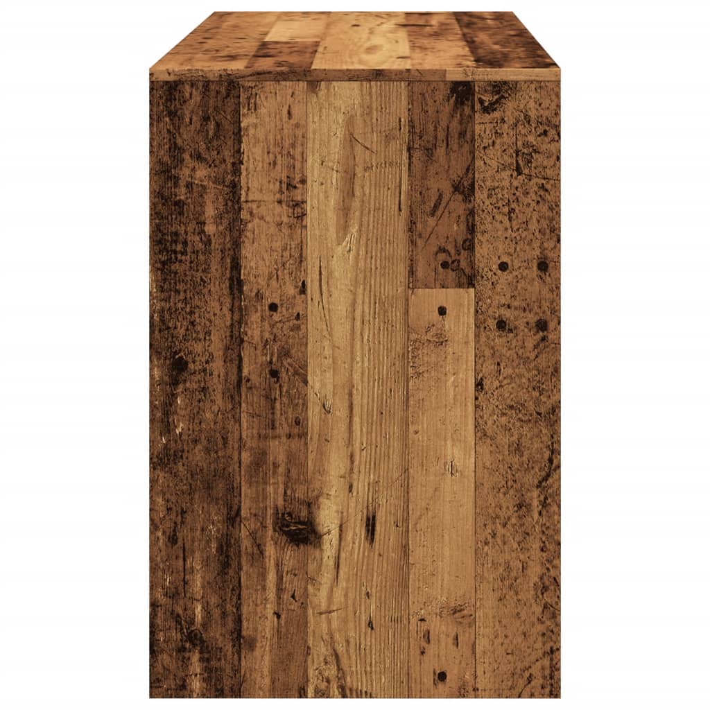 Skrivebord gammelt tre 101x50x76,5 cm konstruert tre