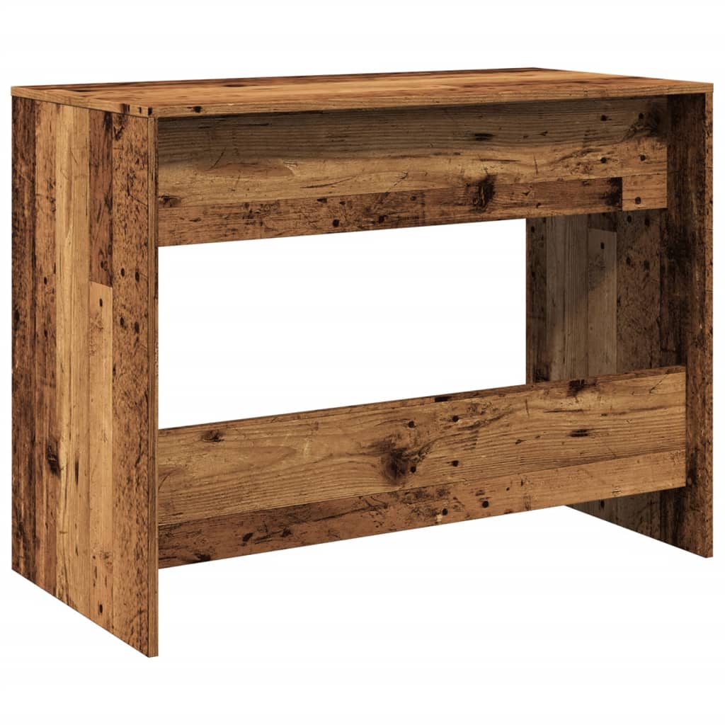 Skrivebord gammelt tre 101x50x76,5 cm konstruert tre